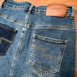 Chân váy bò Quảng Châu cao cấp siêu co giãn mới 99% 455831