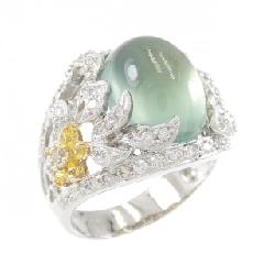 Nhẫn Prehnite K18WG