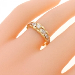 Nhẫn kim cương K18YG/PT900 0.15CT 669351