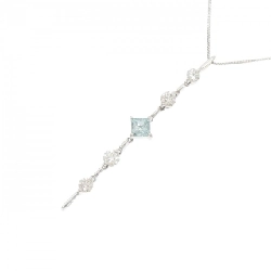 K18WG 2WAY Dây chuyền kim cương 0.356CT - Hàng hiệu Chính hãng 860145