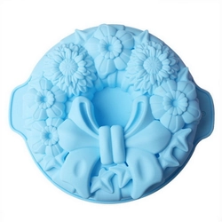 Khuôn silicon làm đế bánh, rau câu vòng hoa - Loại 30 cm - Mã số 1123 338371
