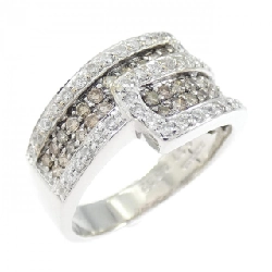 Nhẫn kim cương K18WG/K18BG 0.37CT - Hàng hiệu Chính hãng