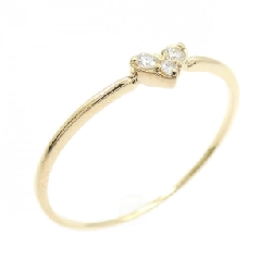 Nhẫn kim cương hình trái tim K18YG 0.05CT - Hàng hiệu chính hãng