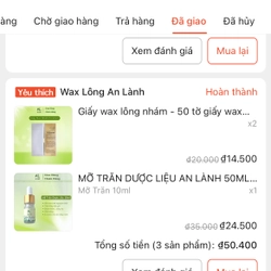 Mỡ trăn An Lành auth + tặng kèm 24 tờ wax 379691