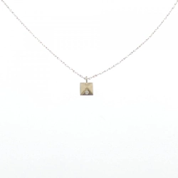 Dây chuyền kim cương K18YG 0.01CT - Hàng hiệu Chính hãng