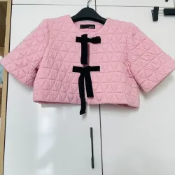 Áo nỉ crotop local brand , màu hồng, croptop 1012717