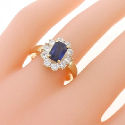 Nhẫn Sapphire K18YG 1.21CT - Hàng hiệu Chính hãng 848045