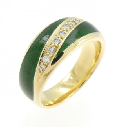 Nhẫn men 750YG - Hàng hiệu Authentic