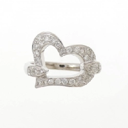 Nhẫn kim cương hình trái tim K18WG 0.40CT - Hàng hiệu Chính hãng 854090