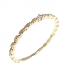 Nhẫn kim cương K10YG 0.01CT