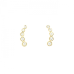 K18YG Bông tai kim cương 0.20CT - Hàng hiệu Chính hãng