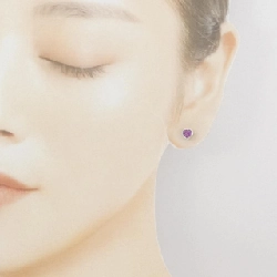 K14WG Bông tai hình trái tim Sapphire 1.09CT - Hàng hiệu Chính hãng 870748