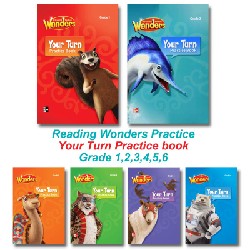 Sách Tiếng Anh - Reading Wonders - Your Turn Practice book - Grade 1,2,3,4,5,6