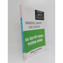 [Sách Cũ SCGR] Ra quyết định thông minh mới 80% có chữ ký 2012 HCM0509