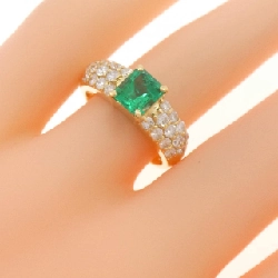 Nhẫn Emerald K18YG 0.95CT - Hàng hiệu Chính hãng 848231