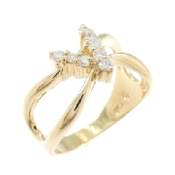 Nhẫn kim cương K18YG - Hàng hiệu Authentic