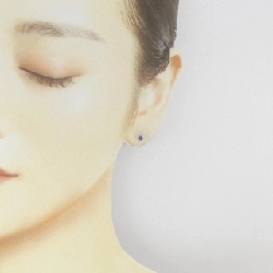 Bông tai Amethyst 750WG - Hàng hiệu Authentic 876324