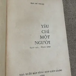 MAX DU VEUZIT YÊU CHI MỘT NGƯỜI-  Người dịch: PHAN SINH 748581