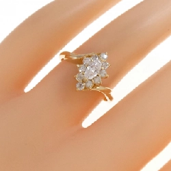 Nhẫn kim cương K18YG 0.51CT 669150