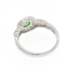 Nhẫn Garnet Xanh PT900 0.52CT 668837