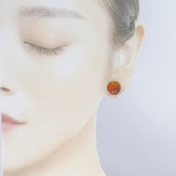 K18YG Bạc Hổ Phách - Hàng hiệu Chính hãng 871988