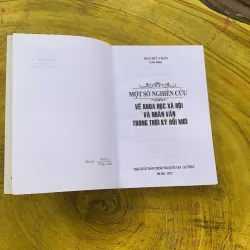 MỘT SỐ NGHIÊN CỨU VỀ KHOA HỌC XÃ HỘI VÀ NHÂN VĂN TRONG THỜI KỲ ĐỔI MỚI- T.Đ.CHÂM chủ biên  788879