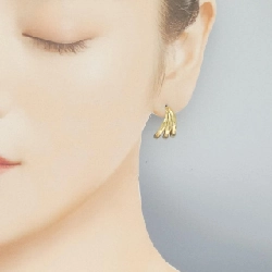 K18YG Bông tai - Hàng hiệu Authentic 869181