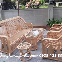 Sofa mây tự nhiên cây đóng hiện đại 531950