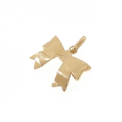 K18YG Dây chuyền hình ruy băng - Hàng hiệu Chính hãng 871399