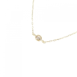 K18YG Solitaire Dây chuyền kim cương 0.05CT - Hàng hiệu Chính hãng 857500