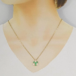 K18YG Dây chuyền Ngọc lục bảo 0.73CT - Hàng hiệu Chính hãng 857977