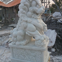 Tượng Đá Kì Lân Cao 1m2 - Điêu Khắc Từ Đá Tự Nhiên Nguyên Khối 3525