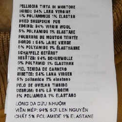 Áo khoác lông cừu PRADA Triangle Logo 58A086 1ZXR - Hàng hiệu Chính hãng 822029