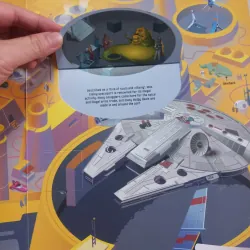 Thanh lý 1 cuốn Star wars (bìa cứng, lật mở) 732672