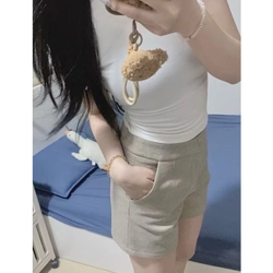 Quần đùi dạ lưng cao  447647
