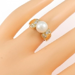 Nhẫn ngọc trai Akoya K18YG 7.9mm 670020