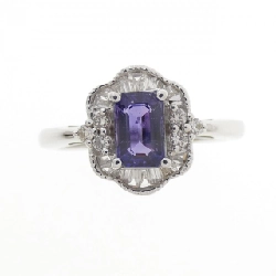 Nhẫn Sapphire K18WG 0.70CT - Hàng hiệu Chính hãng 851349