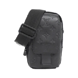 Túi đeo vai Louis Vuitton Monogram Shadow Double Phone Pouch 2022SS M81323