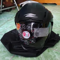 Nón bảo hiểm Mũ bảo hiểm Zeus 613B 3/4 – 2 kính, mái che rời, chính hãng 736595