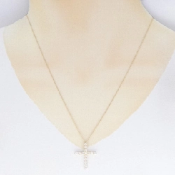 K18YG Dây chuyền kim cương hình chữ thập 1.00CT - Hàng hiệu Chính hãng 858483