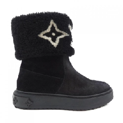 Giày bốt LOUIS VUITTON logo da lộn dòng Snowdrop - Hàng hiệu Authentic