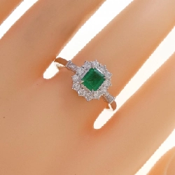 Nhẫn Emerald PT900 0.47CT - Hàng hiệu Chính hãng 853455