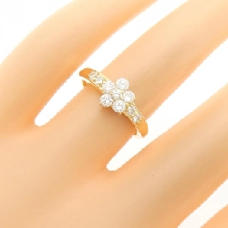 Nhẫn kim cương hoa K18YG 0.51CT 669713