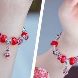 (Thanh lý chính hãng) Vòng tay trang sức bạc s925 PANDORA CHARM thương hiệu SAMMY JELWERY 182066