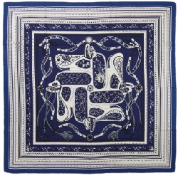 Khăn choàng HERMES FESTIVAL DES AMAZONES BANDANA H244217S Carrejean140 - Hàng hiệu Chính hãng