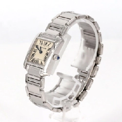 Cartier Tank Française SM WG W50012S3 WG Quartz - Hàng hiệu Authentic 873950