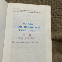TỪ ĐIỂN THÀNH NGỮ TỤC NGỮ HOA - VIỆT 748166