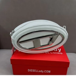Túi chữ D Denim cho nữ - Thiết kế độc đáo, chất liệu cao cấp - Bag, Len, Đeo Vai, Da  476291