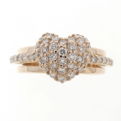 Nhẫn kim cương hình trái tim Ponte Vecchio 0.51CT - Hàng hiệu Authentic 833915