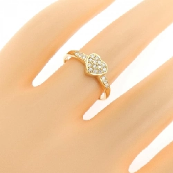 Nhẫn kim cương hình trái tim 750YG 0.17CT - Hàng hiệu Chính hãng 853388
